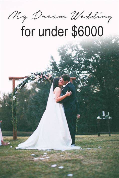 My Dream Wedding For Under 6000 Wedding Budget Planner