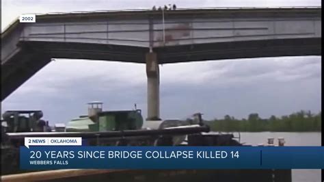 Webbers Falls Community Honors Victims Of I 40 Bridge Collapse 20 Years