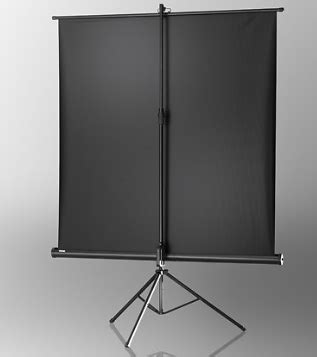 Écran de projection sur trépier pliable 28 po. Ecran de projection sur pied 158 x 158 cm