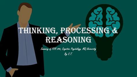 Thinking Processing And Reasoning Cognitive Psychology Youtube