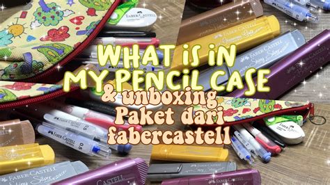 Whats In My Pencil Case📚 Unboxing Paket Dari Fabescastell🌻bahasa🇮🇩