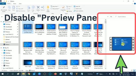 How To Disable Preview Pane In File Explorer In Windows 10 Remove