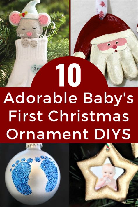 Baby S First Christmas Ornament DIY Living For The Sunshine
