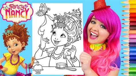 *free* shipping on qualifying offers. Coloring Fancy Nancy Clancy Disney Coloring Page ...