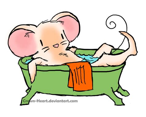 Bathtub Mouse By Crown Heart On Deviantart