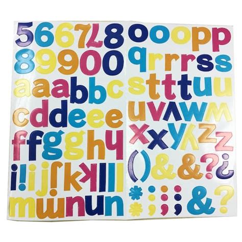 Multicolored Block Alphabet Stickers By Recollections Michaels