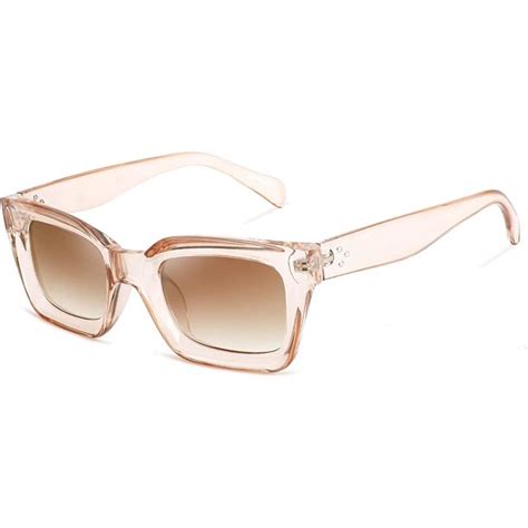 Feisedy Classic Women Sunglasses Fashion Thick Square Frame Uv400 B2471