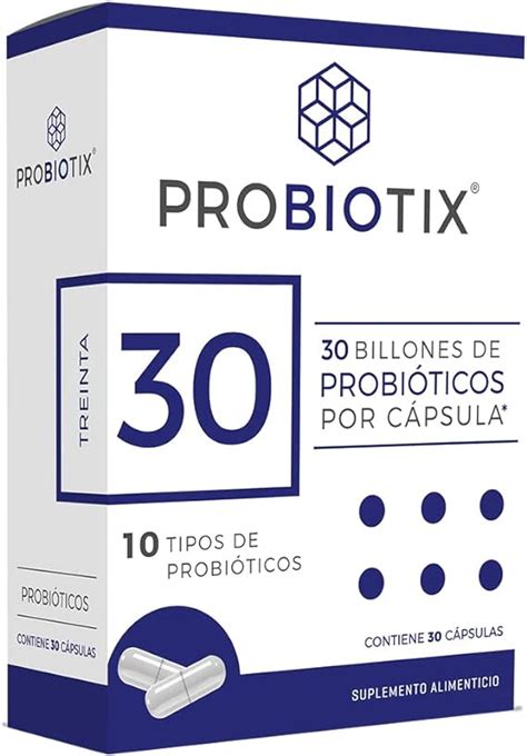 Probiotix 30 Billones De Probióticos 10 Cepas 30 Cápsulas