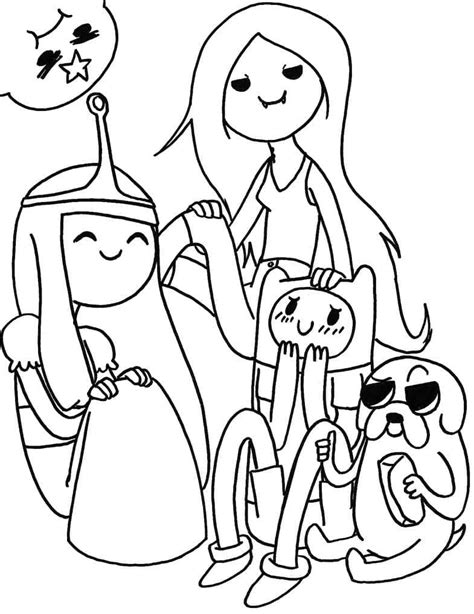 Adventure Time For Kids Coloring Page Download Print Or Color Online