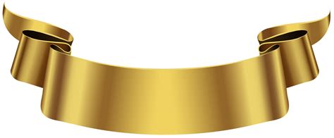 Banner Golden Banner Gold Ribbon Graphic Art Angle Ribbon Logo Png