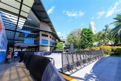 View Of Greenbelt Shopping Mall In Makati City Metro Manila Editorial