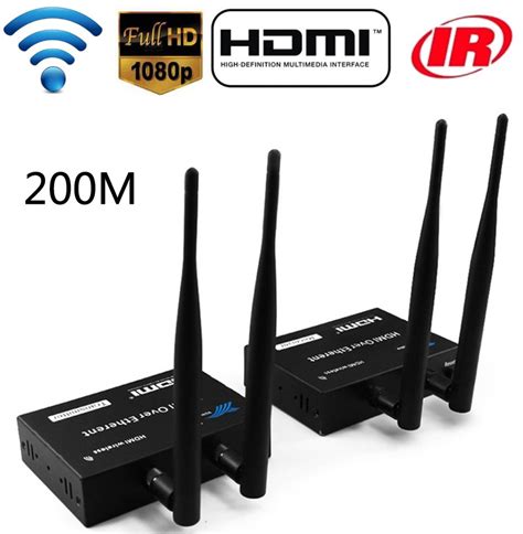 They'll provide you with astounding details and refresh what you considered epic with your gadgets. 5GHz Wireless Transmission HDMI Extender Transmitter ...
