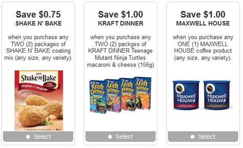 Canadian Coupons New Coupons Available Through Kraft Whats Cooking