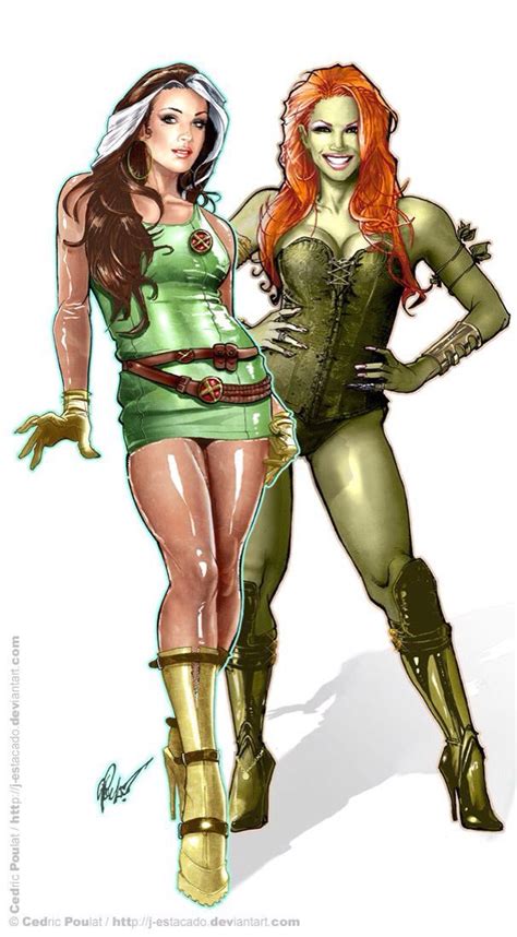 Rogue And Poison Ivy Female Comic Characters Comics Girls Comic Book Girl