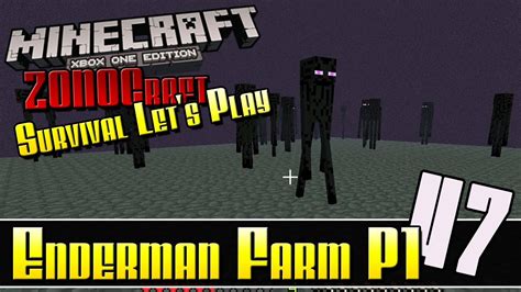 Minecraft Survival Lets Play Enderman Farm P1 E47 Z One N