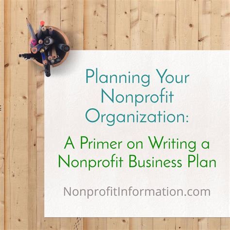 How To Write A Nonprofit Business Plan Expert Advice Starting A