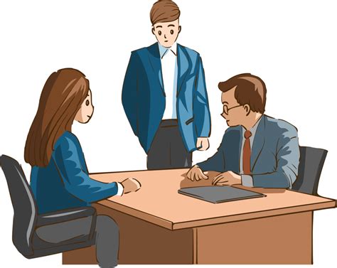 Office Workers Meeting Png Graphic Clipart Design 21277735 Png
