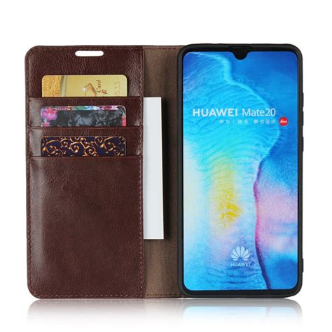 Genuine Leather Case For Huawei Mate 20 Lite Cover Luxury Flip Wallet
