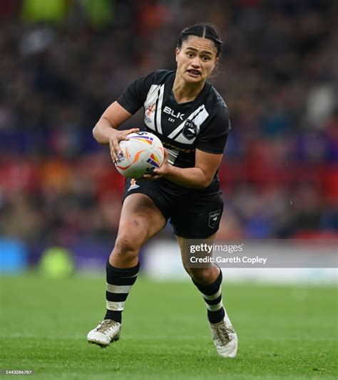 Nita Maynard Of New Zealand During Womens Rugby League World Cup