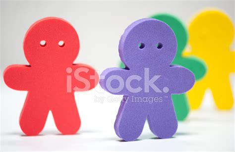 Colorful Plastic People Figures Stock Photo Royalty Free Freeimages