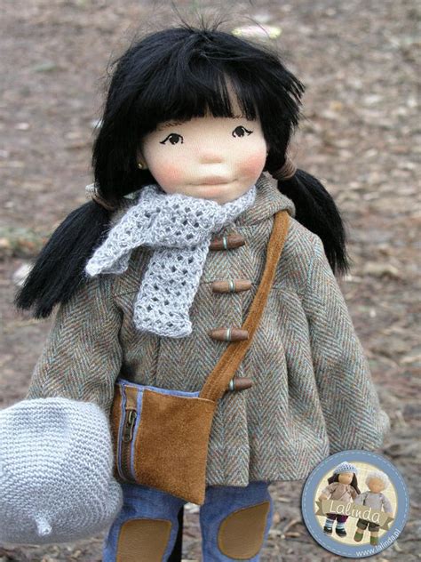 Miyako Natural Fiber Art Doll By Lalinda Pl Diy Textiles Miyako