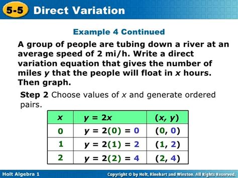 42 Direct Variation Problems Worksheet Worksheet Master