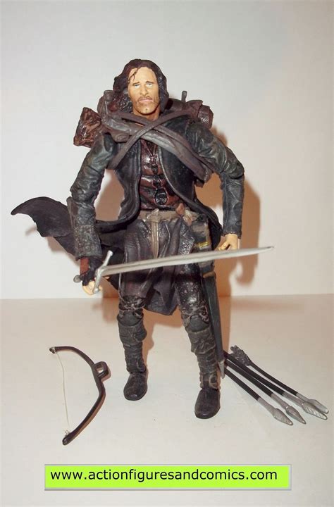 Lord Of The Rings Aragorn Ranger Real Arrow Launching Action Toybiz