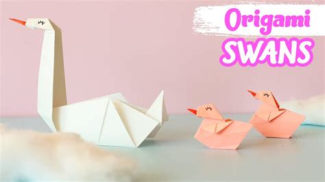 How To Make A Paper Swan Origami Swan Easy Origami Youtube