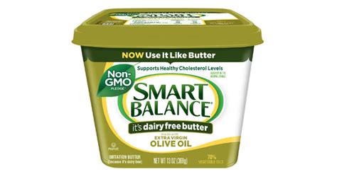 Low Sodium And Extra Virgin Olive Oil Smart Balance Buttery Spreads