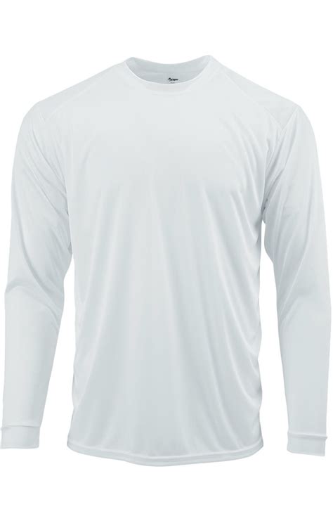 Paragon Sm0210 White Paragon Adult Long Sleeve Performance Tee