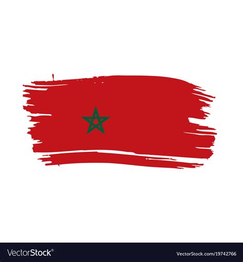 Download Morocco flag Royalty Free Vector Image - VectorStock