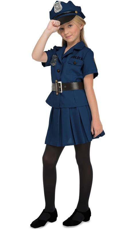 Disfraz De Policía Uniforme Para Niña Deguisement Policiere Mode