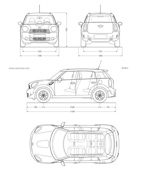 Mini Countryman 4x4 Fiche Technique Dimensions