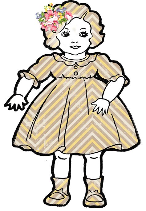 Adorable Altered Art Shabby Dolls Vintage Clip Art Free Pretty Things
