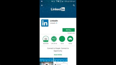 How To Download And Install Linkedin App Anedroid Mobile In Installling