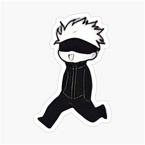 Satoru Gojo Jujutsu Kaisen Cute Anime Sticker By Jujutsukaisene