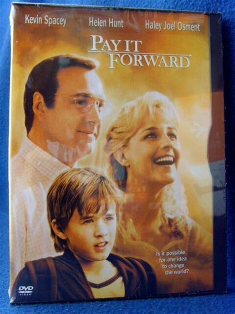 Pay It Forward Dvd 2001 Brand New Factory Sealed Usa Out Of Print