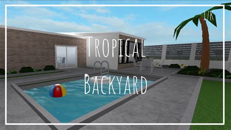 47 How To Make A Backyard In Bloxburg Images