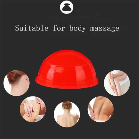 12pcs Moisture Absorber Anti Cellulite Vacuum Cupping Silicone Facial