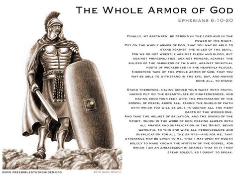 Put On Armor Of God Verses Armor Of God The Whole Armor Of God