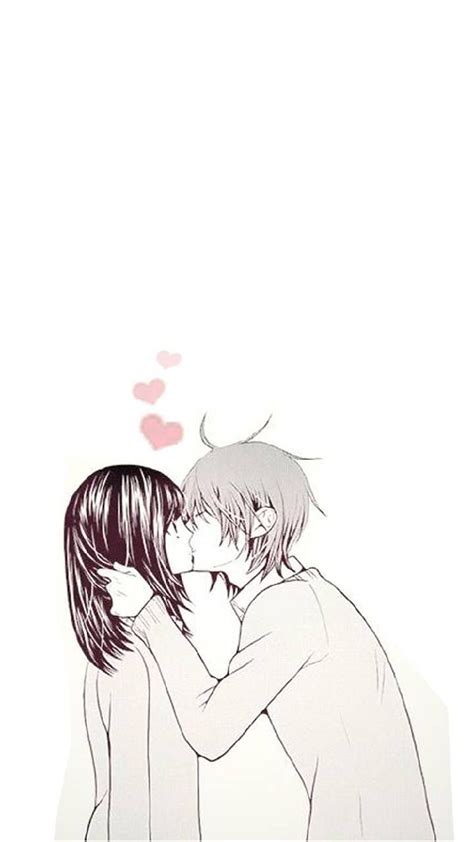 Anime Couple Couple Kiss Love Anime Wallpaper Download Mobcup