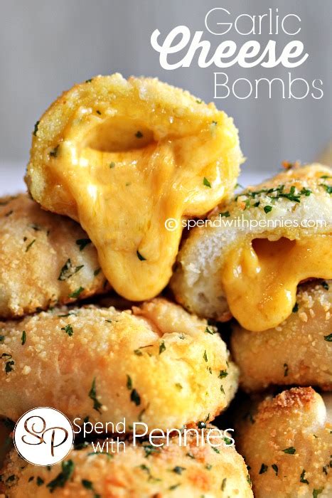Preheat oven to 425 degrees f. Garlic Cheese Bombs That Will Burst With All The Cheese ...