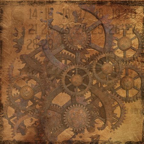 Steampunk Gears Wallpaper