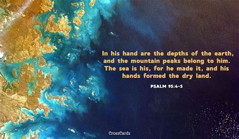 Your Daily Verse Psalm 95 4 5