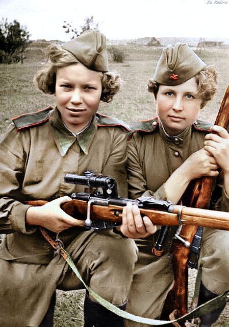 Soviet Female Snipers Women In History Wwii History History