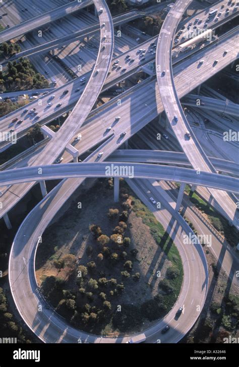 105 110 Freeway Interchange Hi Res Stock Photography And Images Alamy