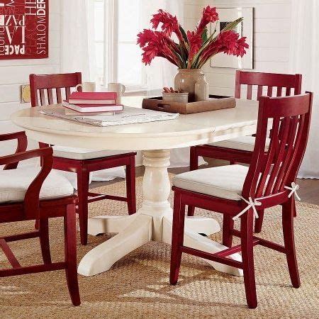 I'm sharing some amazing painted table ideas to inspire your next project. Paint dining table and chairs with Rust-Oleum 2x cranberry ...