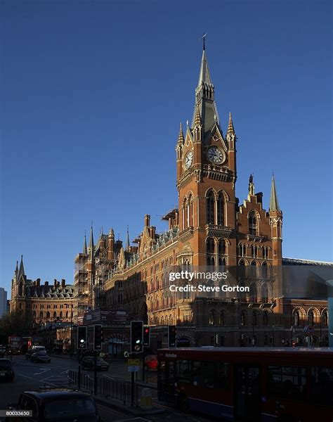 Europe Great Britain England London St Pancras Station Exterior With