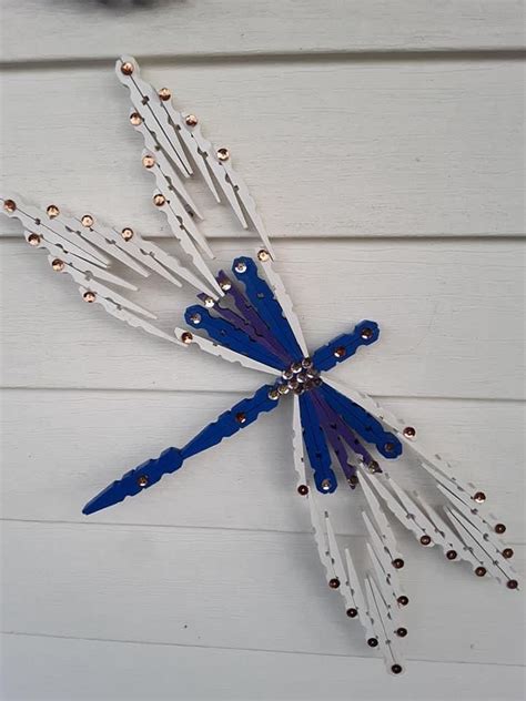 Clothespin Dragonfly Wooden Clothespin Crafts Clothespin Diy Crafts