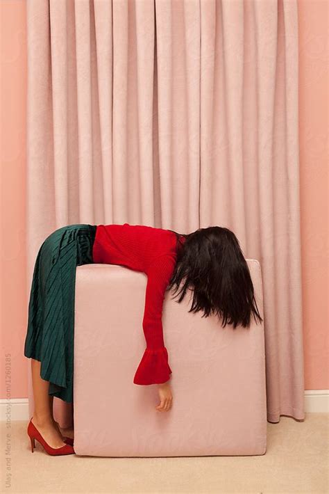 Stylish Woman In A Pink Room By Stocksy Contributor Ulasandmerve